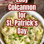 Serving bowl of Irish Colcannon.
