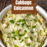 Bowl of Irish colcannon.