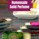 Solid perfume in decorative metal tins.