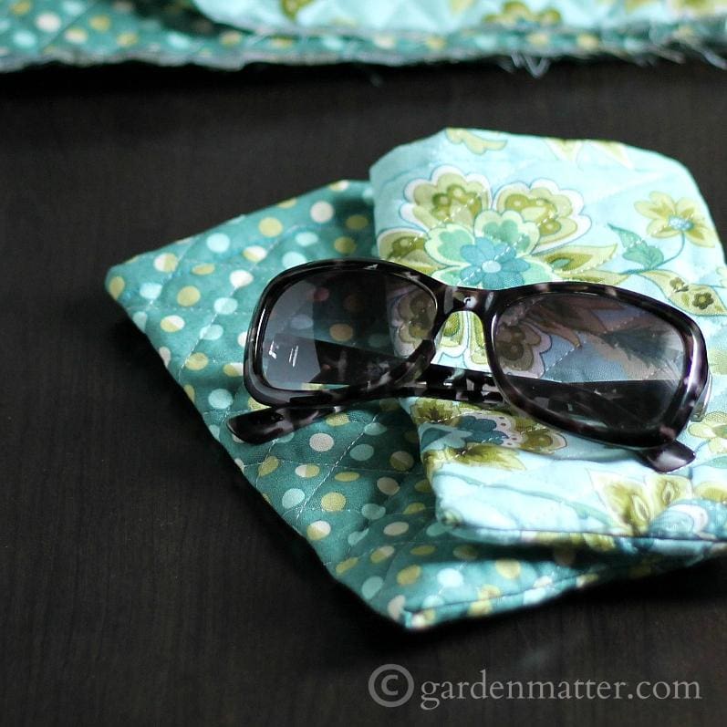  quilted sunglass case tutorial for beginners