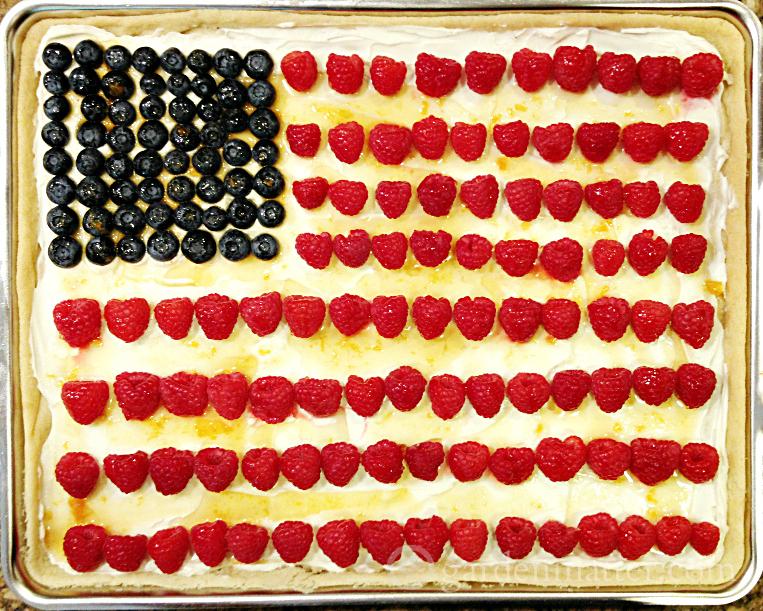 This simple recipe for a flag fruit tart is a big hit at parties and can be decorated a number of ways with fresh fruit.