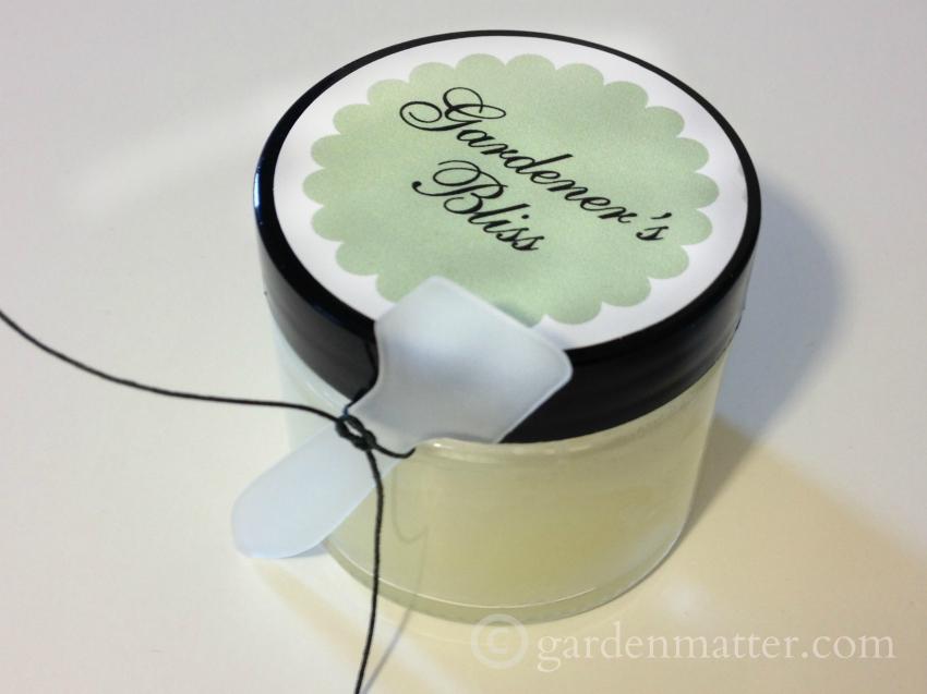 This hand salve is easy to make and you can scent it with your favorite essential oils.