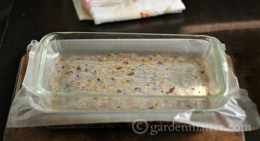 Take your favorite granola recipe and turn it into a bar that you can grab on the go.
