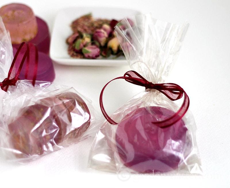 Rose Petal Glycerin Soap - gardenmatter.com