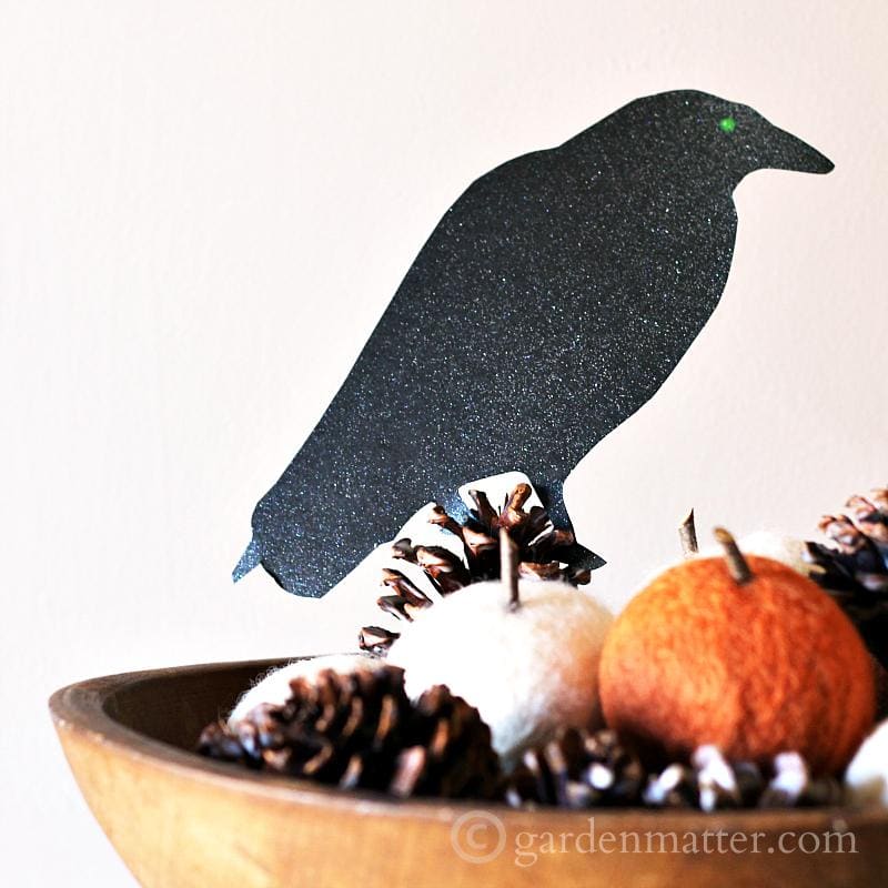  Bird silhouette craft for Halloween.