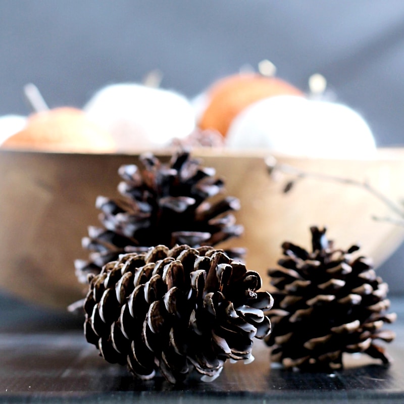 DIY Scented Pinecones