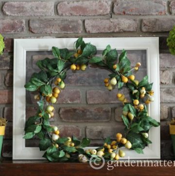 Spring Decor Wreath & Topiary~ gardenmatter.com